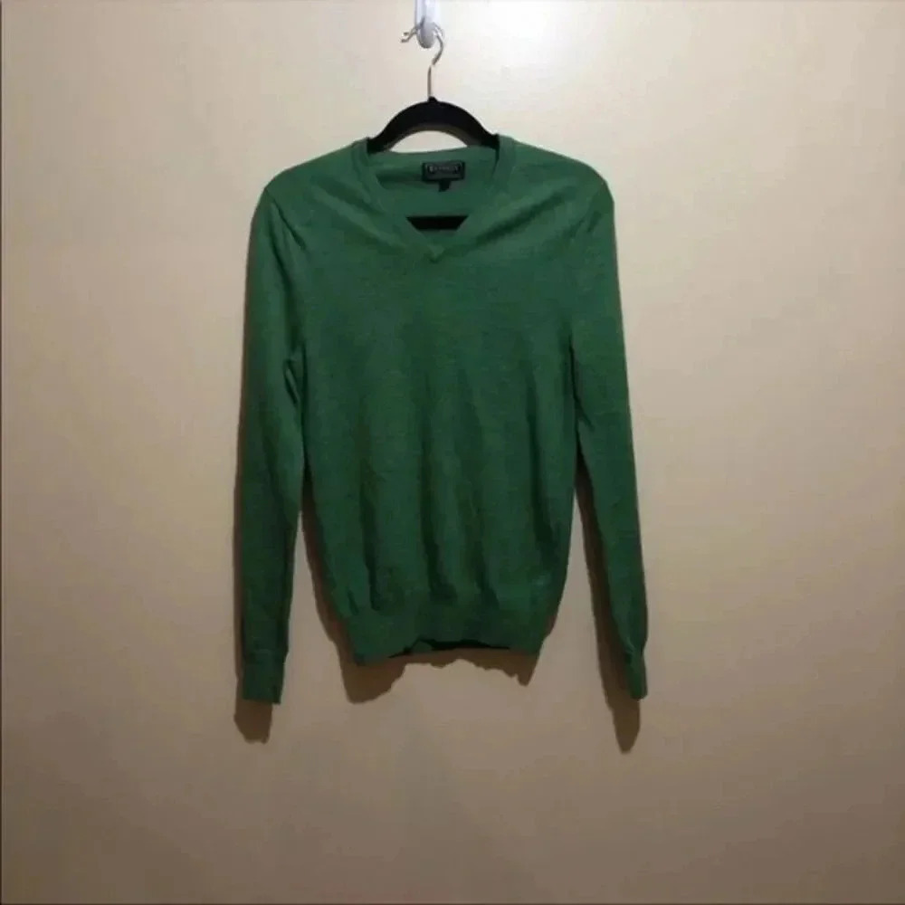 Express green merino wool sweater - Picture 2 of 7